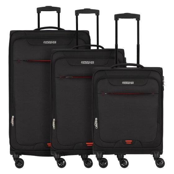 American Tourister Street Roll 4 ruedas Juego de maletas 3 piezas con pliegue de expansión
