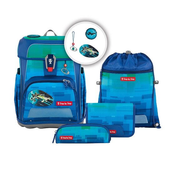 Step by Step Cloud Ocean Juego de mochilas escolares