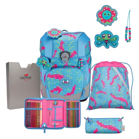 DerDieDas ErgoFlex Tiny Juego de mochilas escolares 6 piezas