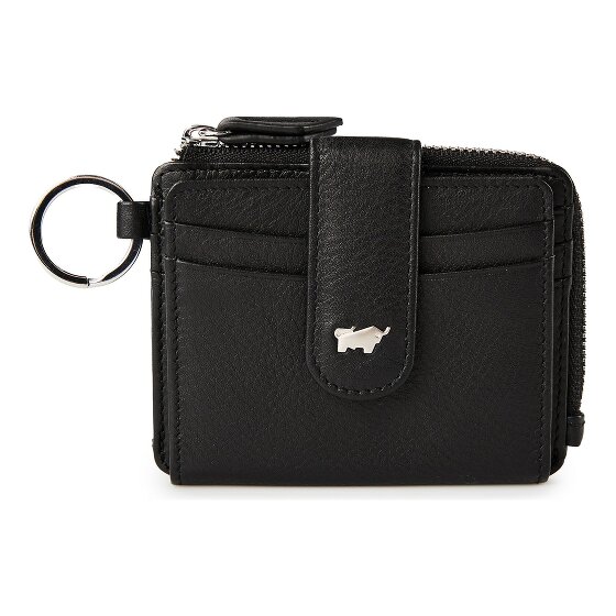 Braun Büffel Joy Estuche para tarjetas de crédito Protección RFID Piel 11 cm