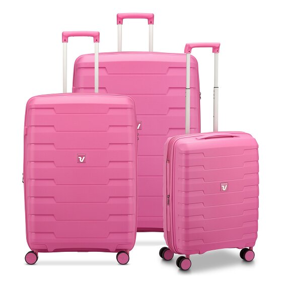 Roncato Skyline 2.0 4 ruedas Juego de maletas 3 piezas con pliegue de expansión