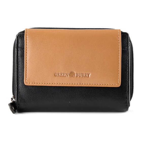 Greenburry Nappa Cartera Protección RFID Piel 14 cm
