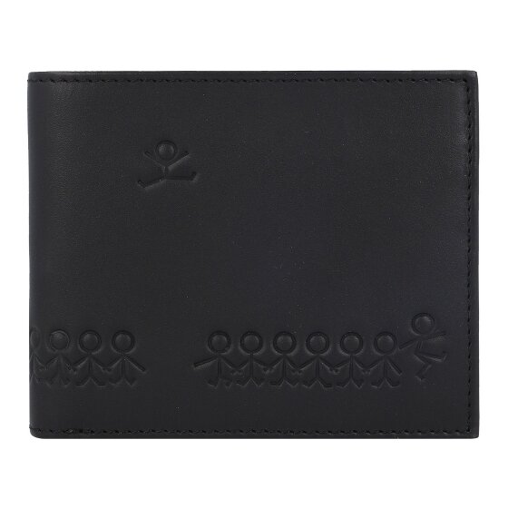 oxmox Leather Cartera Protección RFID Piel 12 cm