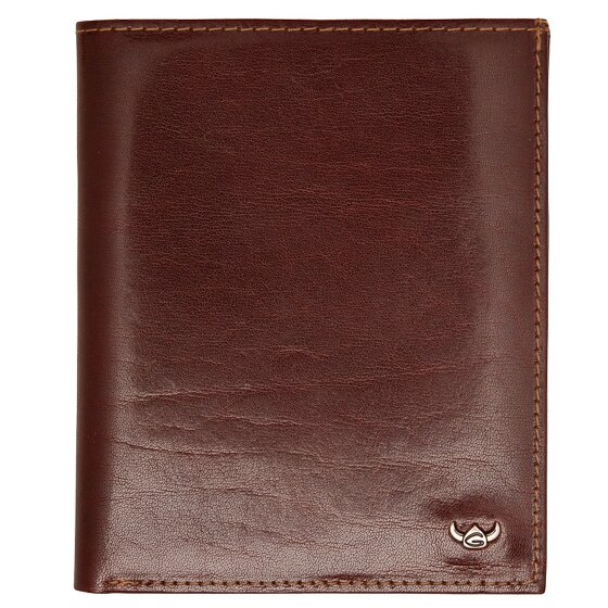 Golden Head Billetera Colorado de cuero RFID 10 cm