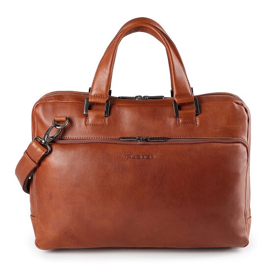 Plevier Vintage Larry Maletín Piel 40 cm Compartimento para el portátil