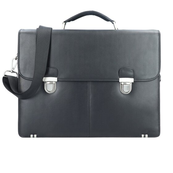 Esquire Maletín Oxford de piel 42 cm