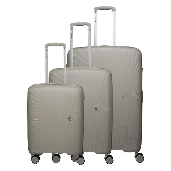 Travelite Tamaris x Travelite Voyaage 4 ruedas Set de maletas 3 piezas Con fuelle expandible
