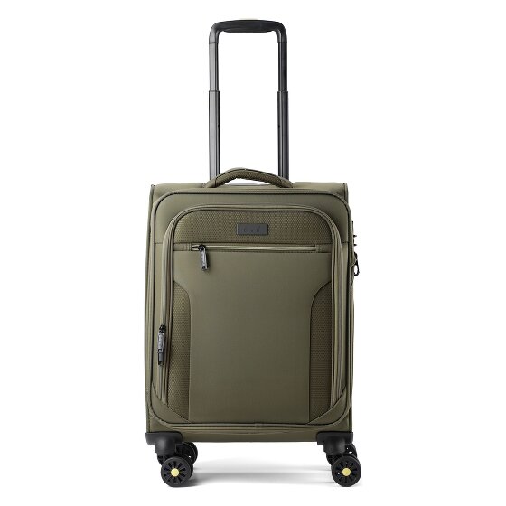 d&n Travel Line 9704 4 ruedas Carro de la cabina S 55 cm con pliegue de expansión