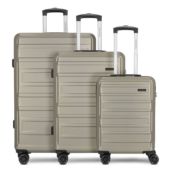 Worldpack New York 2.0 4 ruedas Juego de maletas 3 piezas
