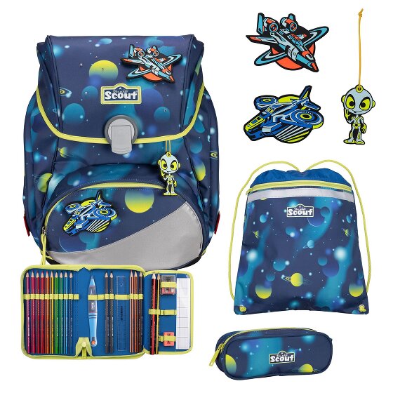 Scout Juego de mochilas escolares Alpha 4pcs.