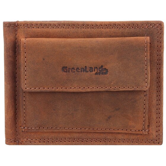 Greenland Nature Billetera Montenegro de cuero RFID 12 cm