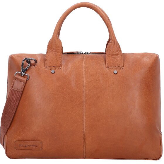 Plevier Rock Basalt Maletín Piel 41 cm Compartimento para el portátil