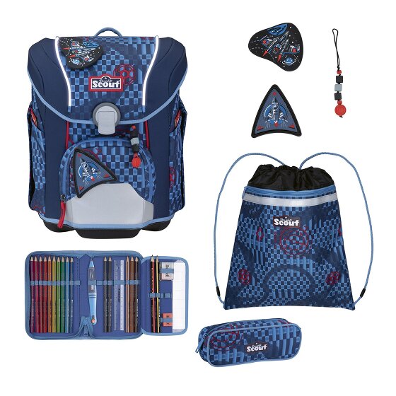 Scout Micro Juego de mochilas escolares 7 piezas