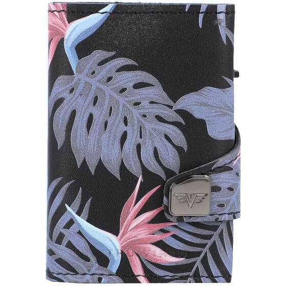 Tru Virtu Funda para tarjetas de crédito Click & Slide RFID Piel 6,5 cm