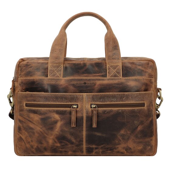 Greenburry Vintage Maletín Piel 38 cm Compartimento para el portátil