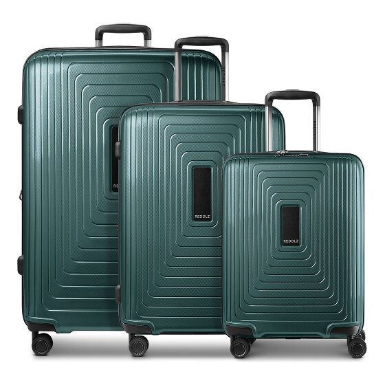 Redolz Essentials 14 4 ruedas Set de maletas 3 piezas Con fuelle expandible