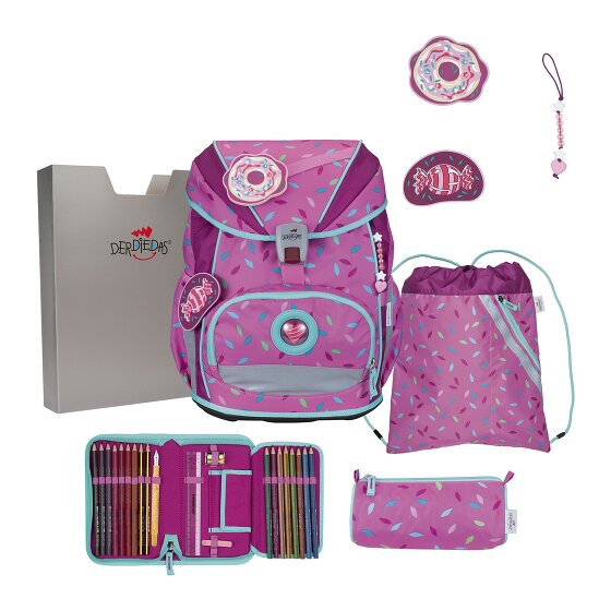 DerDieDas Juego de mochilas escolares Ergoflex Superlight 5pcs.