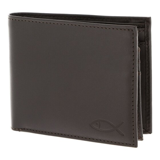 oxmox Leather Cartera Bloqueo RFID Piel natural 10 cm