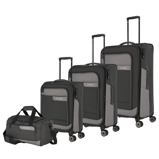 Travelite Juego de maletas de 4 ruedas VIIA 4pcs.
