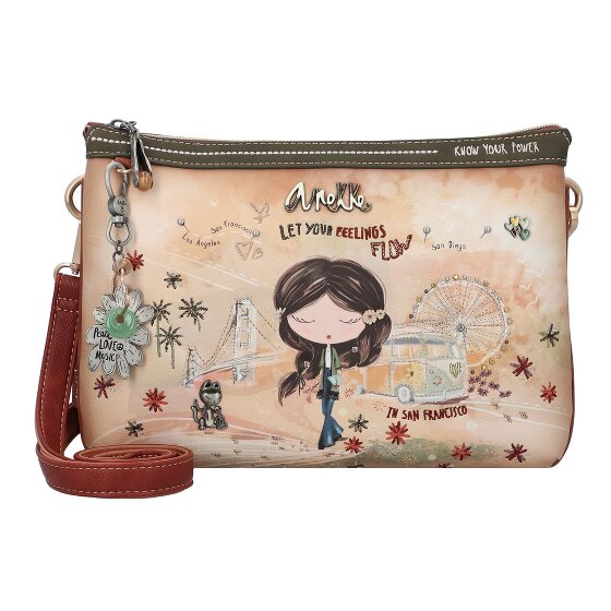 Anekke Peace & Love Bolsa de hombro 27 cm
