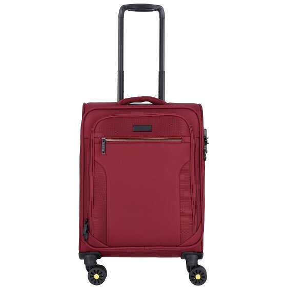 d&n Travel Line 9704 4 ruedas Trolley de cabina S 55 cm Con fuelle expandible