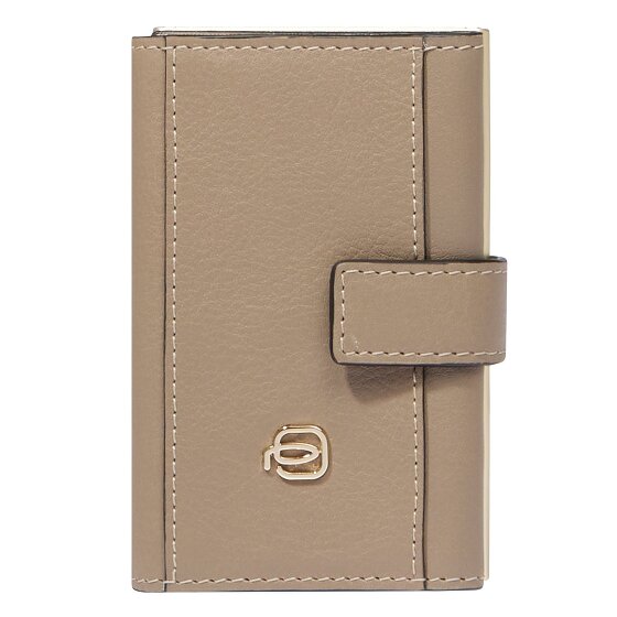 Piquadro Circle Estuche para tarjetas de crédito Protección RFID Piel 6.5 cm