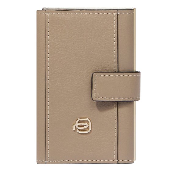 Piquadro Circle Estuche para tarjetas de crédito Protección RFID Piel 6.5 cm