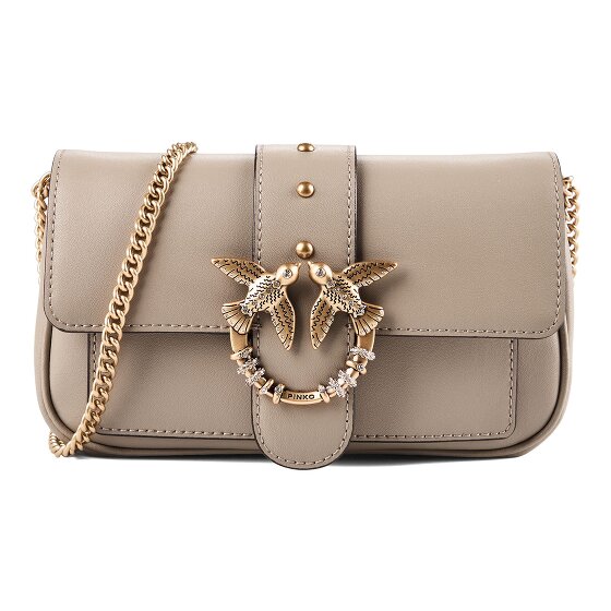 PINKO Love Pocket Bolsa de hombro Piel natural 20 cm
