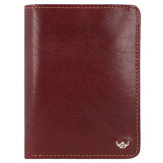 Golden Head Billetera Colorado de cuero RFID 10 cm
