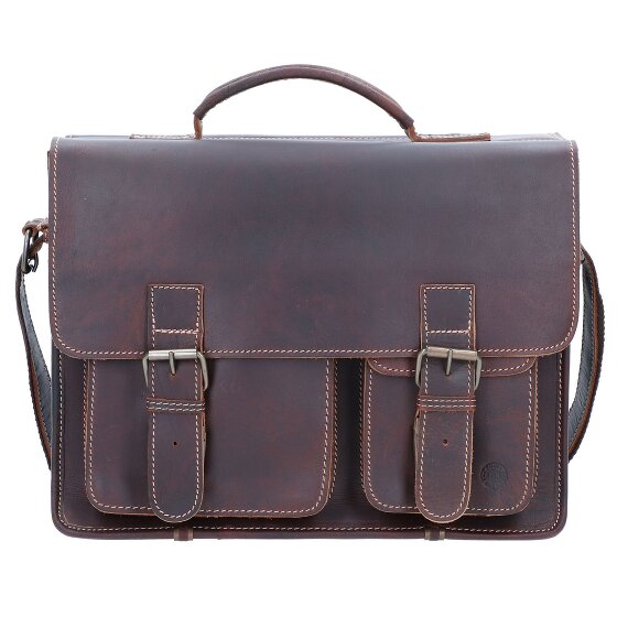 Greenburry Maletín de cuero 39 cm
