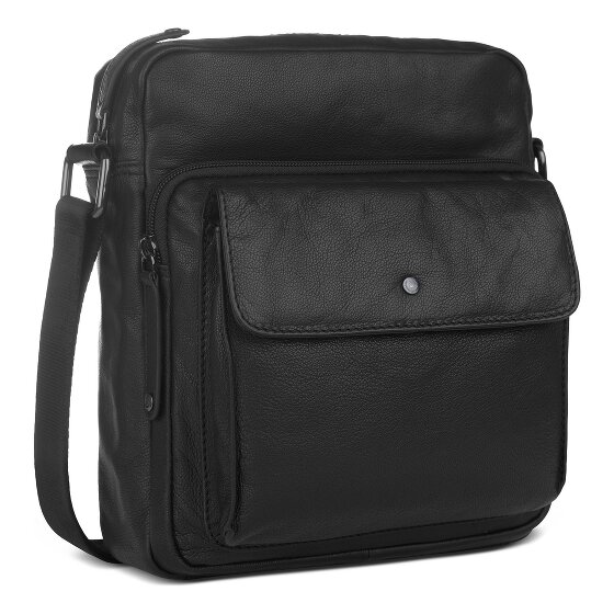 bugatti Black Magic Bolsa de hombro Piel 22 cm