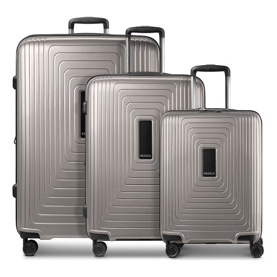 Redolz Essentials 14 4 ruedas Set de maletas 3 piezas Con fuelle expandible