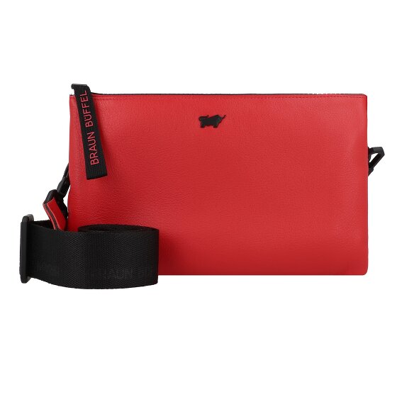 Braun Büffel Capri Bolsa de hombro Protección RFID Piel 23 cm