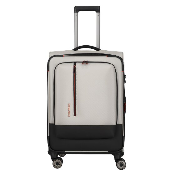 Travelite Crosslite 5.0 4 ruedas Carrito M 66 cm con pliegue de expansión