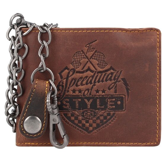 Greenburry Cartera Racing Collection Dallas de cuero RFID 12,5 cm