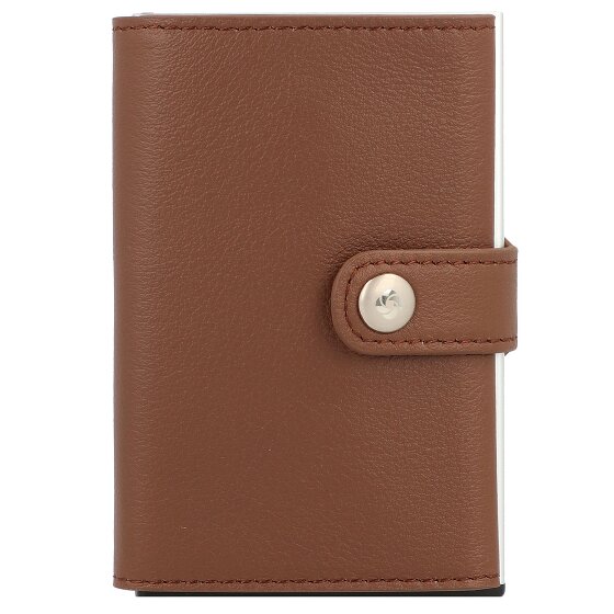 Samsonite Estuche para tarjetas de crédito Alu Fit de cuero RFID 6,5 cm