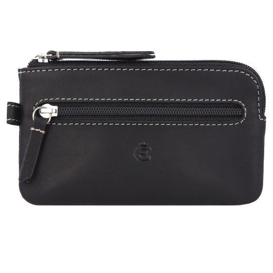 Esquire Funda para llaves Dallas de cuero 12,5 cm