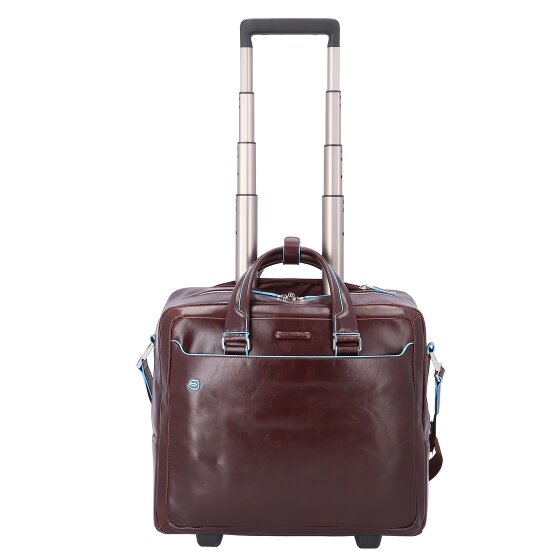 Piquadro Blue Square 2 ruedas Trolley business Piel natural 36 cm Compartimento para laptop
