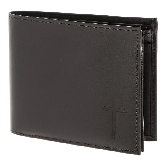 oxmox Leather Cartera Bloqueo RFID Piel natural 10 cm