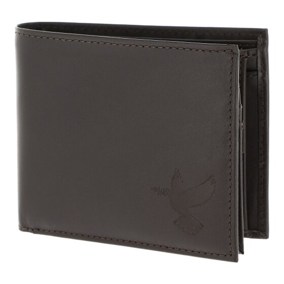 oxmox Leather Cartera Bloqueo RFID Piel natural 10 cm