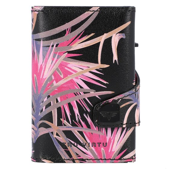 Tru Virtu Funda para tarjetas de crédito Click & Slide RFID Piel 6,5 cm