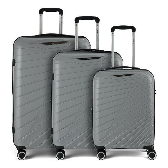 Benzi 5808 4 ruedas Juego de maletas 3 piezas con pliegue de expansión