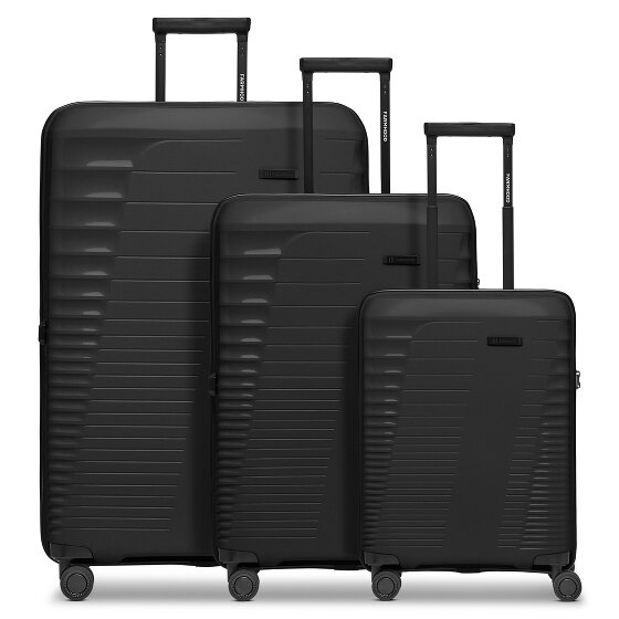 Farmhood Eco Edition 4 ruedas Juego de maletas 3 piezas con pliegue de expansión