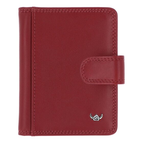 Golden Head Polo Estuche para tarjetas de crédito Bloqueo RFID Piel natural 8 cm