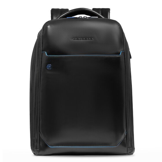 Piquadro Blue Square Mochila de día Piel 42 cm Compartimento para el portátil