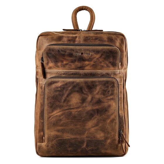 Greenburry Vintage Mochila de día Piel 44 cm Compartimento para el portátil