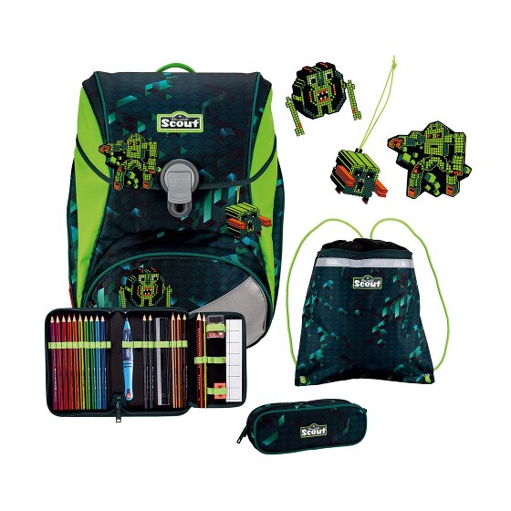 Scout Alpha Juego de mochilas escolares 4 piezas