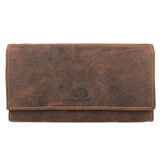 Greenburry Cartera vintage de cuero 18,5 cm