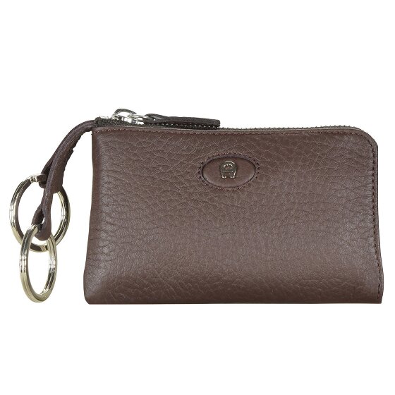 AIGNER Estuche para llaves Northern Light de cuero de 11,5 cm