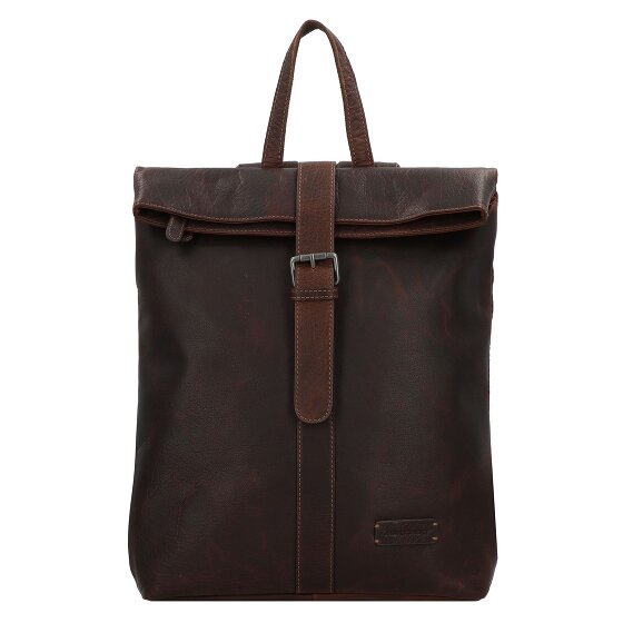 Jack Kinsky Porto Mochila de día Piel 37 cm Compartimento para el portátil